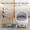 Open-Top Self-Cleaning Litter Box — Smart, Safe & Multi-Cat Ready