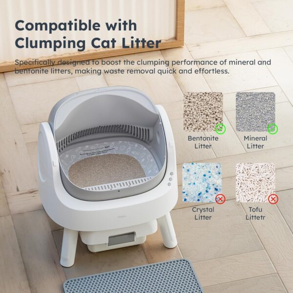Open-Top Self-Cleaning Litter Box — Smart, Safe & Multi-Cat Ready