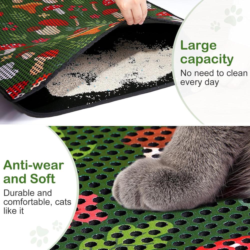 Double Layer Cat Litter Trapping Mat