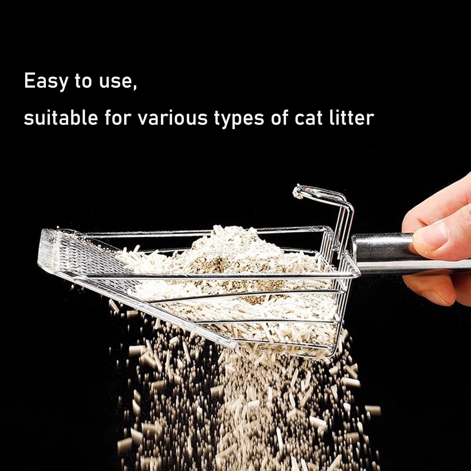Stainless Steel Deep Shovel Cat Litter Scoop