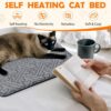 2-Pack Self-Warming Cat Mats with Removable Washable Cover