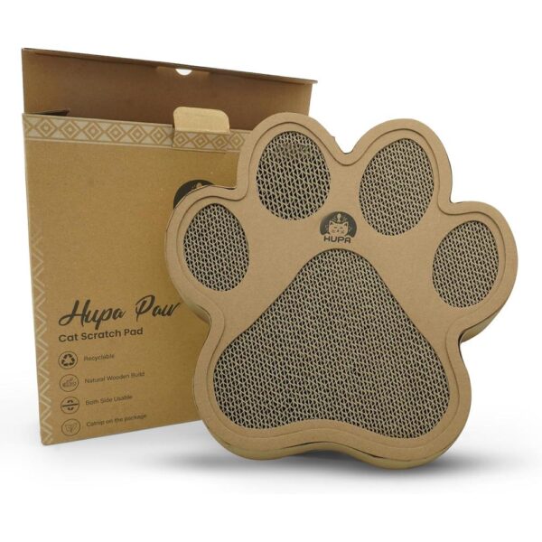 2-in-1 Oval Cat Scratcher Bed – Corrugated Cardboard Lounge & Furniture-Saving Scratch Pad for Indoor Cats