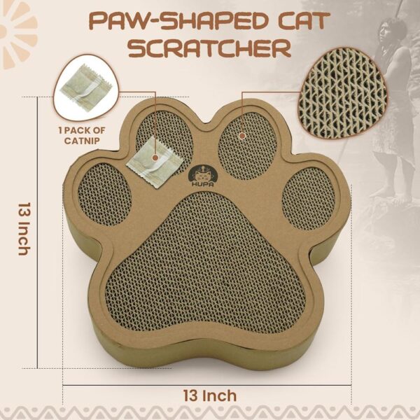 2-in-1 Oval Cat Scratcher Bed – Corrugated Cardboard Lounge & Furniture-Saving Scratch Pad for Indoor Cats
