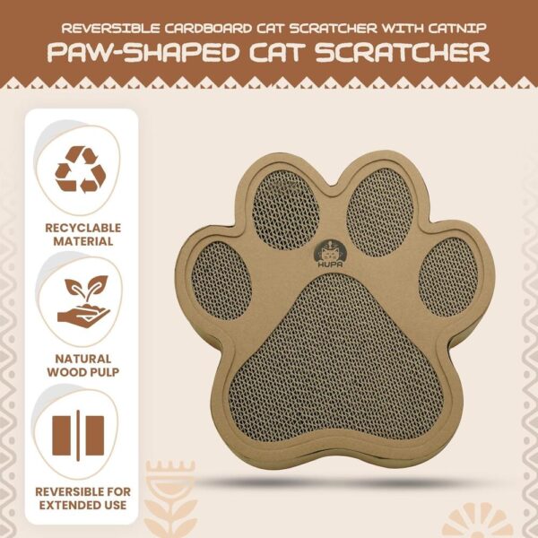 2-in-1 Oval Cat Scratcher Bed – Corrugated Cardboard Lounge & Furniture-Saving Scratch Pad for Indoor Cats