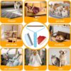 3-Piece Pet Hair Removal Tool Set – Reusable Lint Shaver, Silicone Scraper & Washable Roller for Furniture, Carpets & Clothing