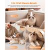 3-in-1 Cat Steam Brush – Self-Cleaning Deshedding Comb with Cool Mist Spray for Long & Short Haired Cats