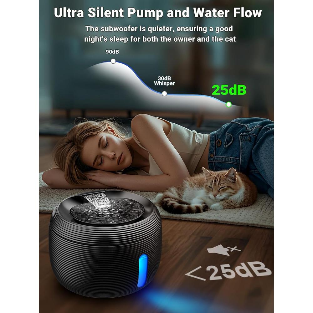 Large Capacity Cat Water Fountain