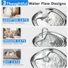 3.5L Stainless Steel Cat Water Fountain — Quiet Flow, Multi-Mode Hydration & Easy-Clean Design