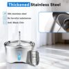 3.5L Stainless Steel Cat Water Fountain — Quiet Flow, Multi-Mode Hydration & Easy-Clean Design
