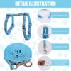 3PCS Cat Harness & Leash Set – Adjustable Escape-Proof Kitten Walking Collar with Breathable Lightweight Design