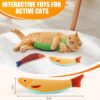 4-Pack Plush Cat Toys – Catnip-Infused Interactive Chew Set for Indoor Cats