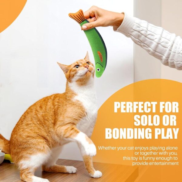 4-Pack Plush Cat Toys – Catnip-Infused Interactive Chew Set for Indoor Cats