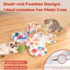 4-in-1 Rechargeable Interactive Cat Toy – Automatic Butterfly, Feather & Hide-and-Seek Play with Realistic Sounds