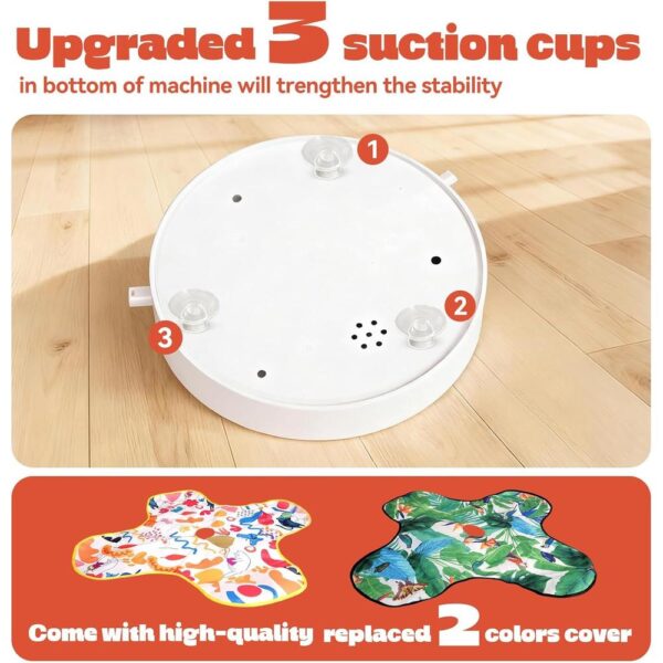 4-in-1 Rechargeable Interactive Cat Toy – Automatic Butterfly, Feather & Hide-and-Seek Play with Realistic Sounds