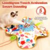 4-in-1 Rechargeable Interactive Cat Toy – Automatic Butterfly, Feather & Hide-and-Seek Play with Realistic Sounds