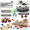 76-Piece Cat Toy Gift Set with Woven Storage Basket – Interactive Indoor Kitten Toys, Springs, Balls, Plush Mice & Wand Toys
