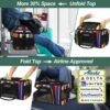 Airline-Approved Expandable Cat Carrier – 17×11×9.5" Soft-Sided Travel Bag with 5-Side Mesh Ventilation & Locking Zippers