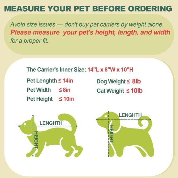 Airline-Approved Expandable Cat Carrier – 17×11×9.5" Soft-Sided Travel Bag with 5-Side Mesh Ventilation & Locking Zippers