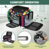 Airline-Approved Expandable Cat Carrier – 17×11×9.5" Soft-Sided Travel Bag with 5-Side Mesh Ventilation & Locking Zippers
