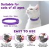 Cat Calming Collar – 4-Pack 60-Day Pheromone Collars for Stress & Anxiety Relief, Adjustable Breakaway 15″ Design