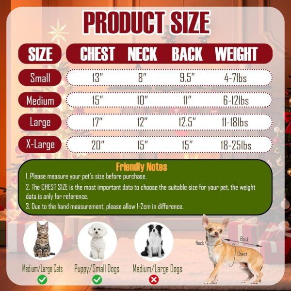 Cat Christmas Dress with Santa Hat – Festive Holiday Outfit for Cats