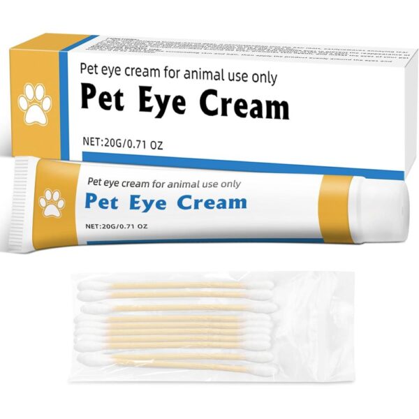 Cat Eye Care Kit -01 Cat Eye Care Kit – Gentle Moisturizing Eye Cream with Cotton Swabs (0.71 oz / 20g)