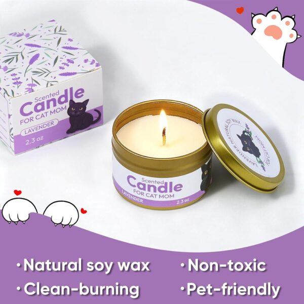 Cat Lover Gift Box for Women – 10-Piece Cat-Themed Birthday, Christmas & Mother’s Day Set with Cup, Socks, Candle & Tote Bag