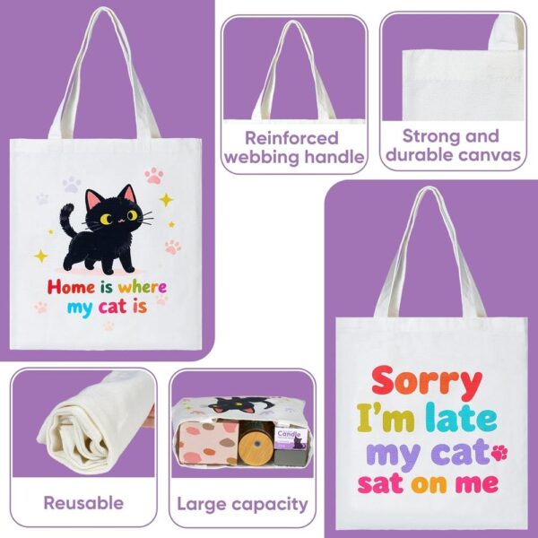 Cat Lover Gift Box for Women – 10-Piece Cat-Themed Birthday, Christmas & Mother’s Day Set with Cup, Socks, Candle & Tote Bag