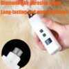 Cat Nail Trimmer – Ultra-Quiet 40dB Low-Vibration Grinder with 360° Dual-Speed Settings | Safe, Gentle & Powerful for All Cats