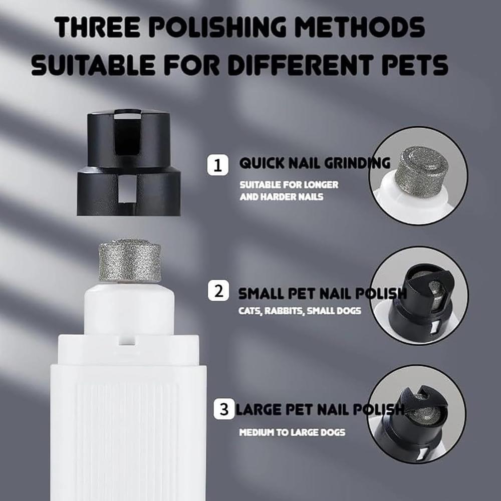 Ultra-Quiet Low Vibration Cat Nail Trimmer Grinder