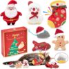 Christmas Catnip Toy Gift Set – 6-Piece Holiday Chew & Play Toys with Festive Gift Box