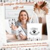 Christmas “Stay Pawsitive” Gift Set – 5-Piece Cat Lover Positive Gift Bundle | Tote Bag, Makeup Bag, Notebook, Pen & Keychain