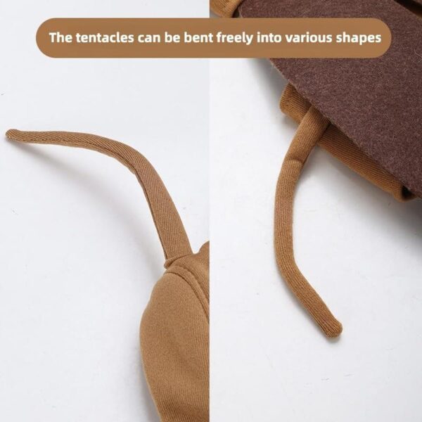 Cockroach Cat Costume – Funny Brown Jumpsuit with Antennae for Halloween, Parties & Holiday Events