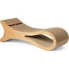 Curved Cardboard Cat Scratcher Lounge — FSC-Certified, Durable & Catnip-Enhanced