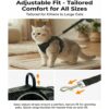 Escape-Proof Cat Harness & Leash Set – Adjustable No-Pull Soft Vest with Breathable Mesh & Reflective Safety Straps