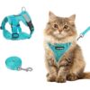 Escape-Proof Cat Harness & Leash Set – Adjustable Breathable Mesh Vest with Reflective Strips for Indoor & Outdoor Cats