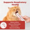 Feline Respiratory Support Sticks – Daily Upper Airway Relief for Cat Colds, Congestion & Immune Health (L-Lysine Formula, 12g × 30 Sticks)