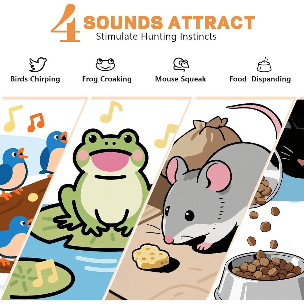 Interactive Motion-Activated Cat Toy