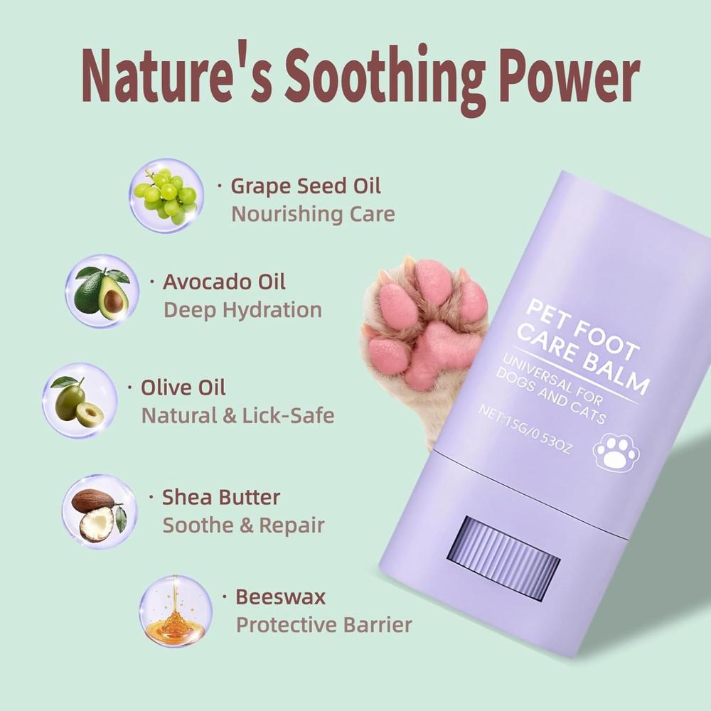 Natural Paw Balm for Cats and Pets