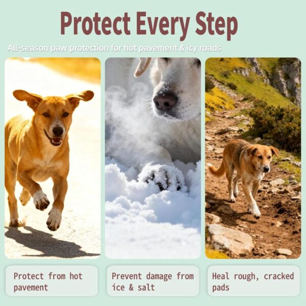 Natural Paw & Nose Balm for Cats – Lick-Safe Moisturizing Butter Stick for Dry, Cracked Paws, Snout & Elbows (0.53 oz)