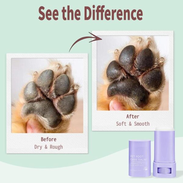 Natural Paw & Nose Balm for Cats – Lick-Safe Moisturizing Butter Stick for Dry, Cracked Paws, Snout & Elbows (0.53 oz)