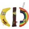 Organic Catnip Toy Trio – Banana, Cigar & Rainbow | 100% Catnip-Filled, Made in USA