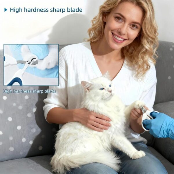 Professional Cat Nail Clipper – Stainless Steel Grooming Trimmer for Cats, Quick, Clean & Painless Cutting