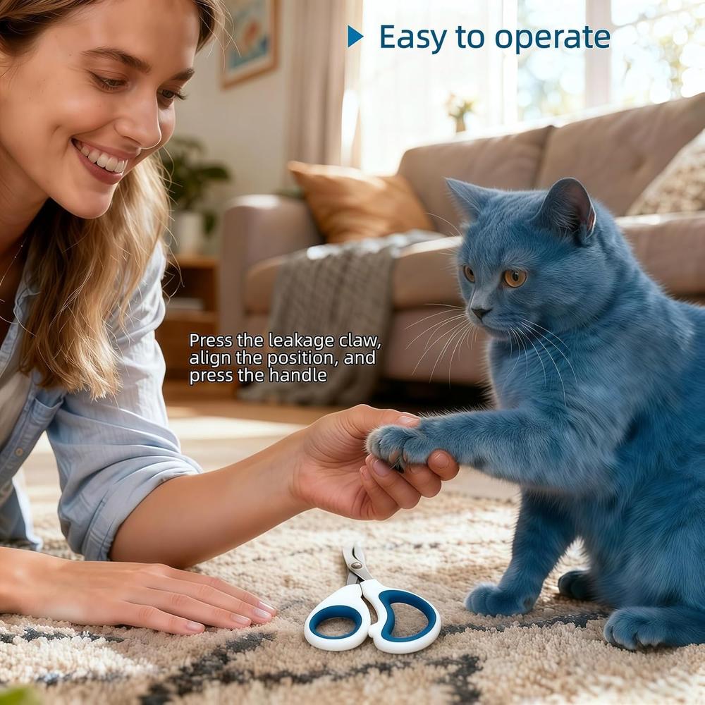 Professional Stainless Steel Pet Nail Clipper for Cats and Dogs