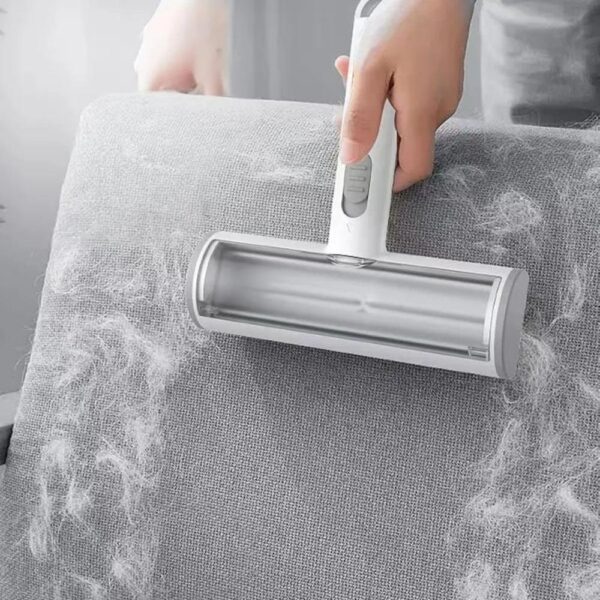 Reusable Two-Way Cat Hair Remover – Double-Action Pet Fur Roller for Furniture, Carpets, Bedding & Car Interiors