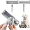Reusable Two-Way Cat Hair Remover – Double-Action Pet Fur Roller for Furniture, Carpets, Bedding & Car Interiors