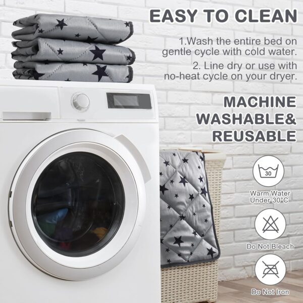 Self-Warming Cat Bed (4-Pack) — Plush Thermal Mats with Anti-Slip Base & No-Electric Heating