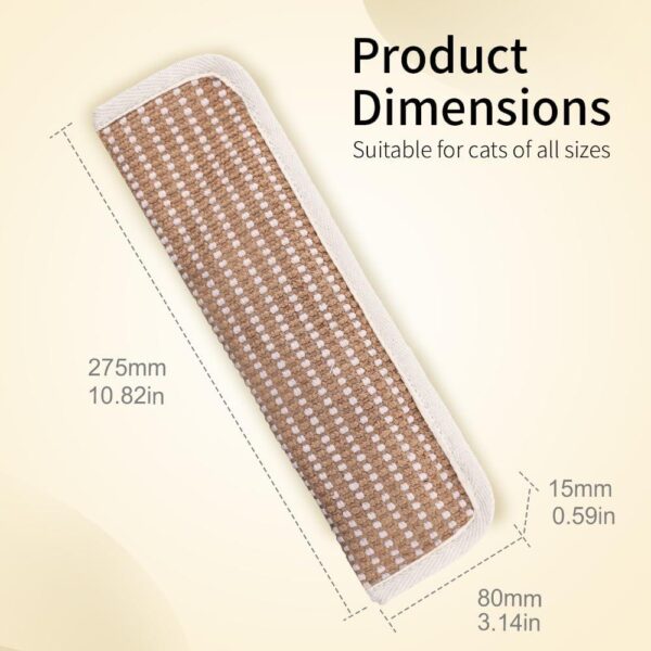 Sisal Cat Kicker Toy Stuffed with Organic Catnip – Soft Scratch & Chew Toy for Indoor Cats