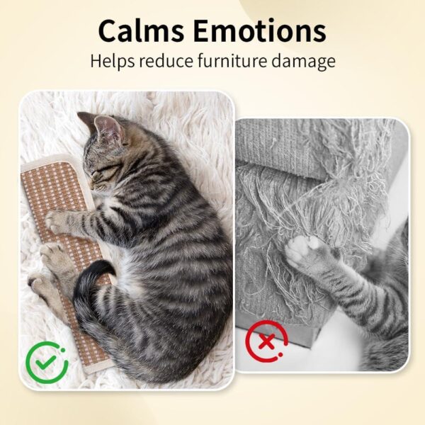 Sisal Cat Kicker Toy Stuffed with Organic Catnip – Soft Scratch & Chew Toy for Indoor Cats