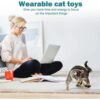 Smart Automatic Cat Laser Collar – Hands-Free Interactive Laser Toy with Adjustable Beam & USB Rechargeable Battery